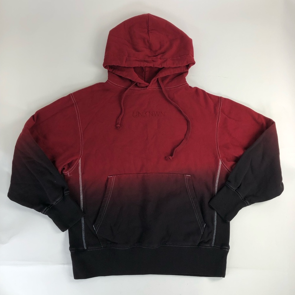 New Unknwn Sport Red Tie Dye Jacket Men Size S-L